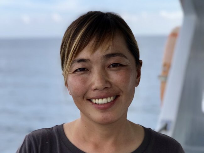 プーケットのダイビングショップの女性スタッフ、ミホ。