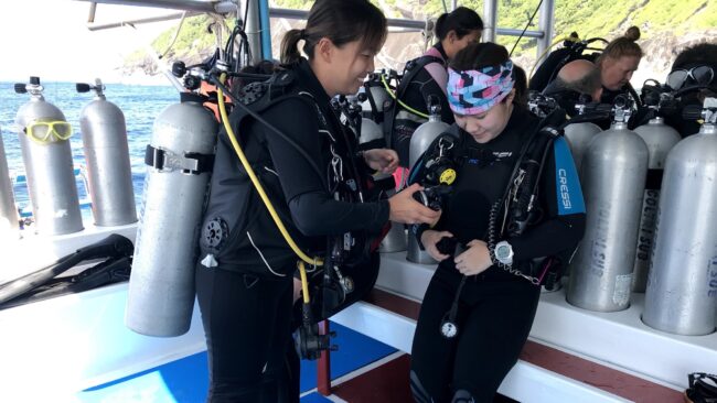 10年ぶりのダイビングでも安心して準備できるプーケットの日本語サポート