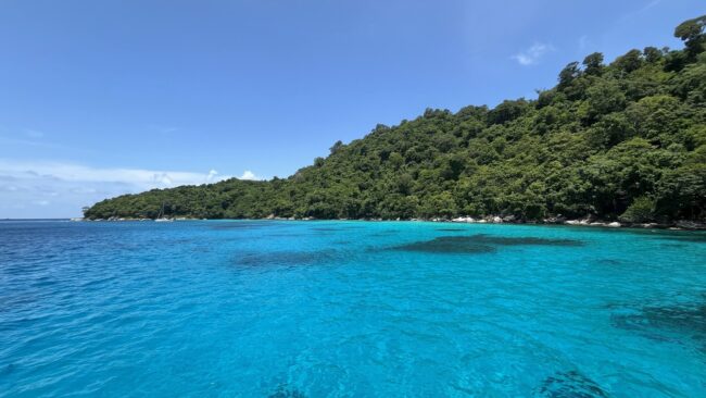 ブランクがあっても安心して潜れるプーケットの穏やかな海