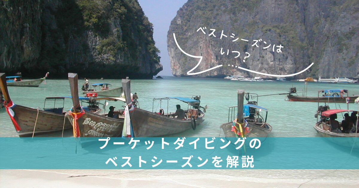 プーケットダイビングのベストシーズン解説